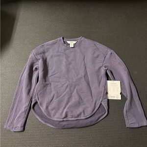 Athleta Purple Crewneck Sweatshirt